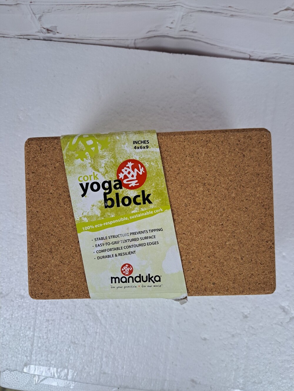 MANDUKA Cork Yoga Block